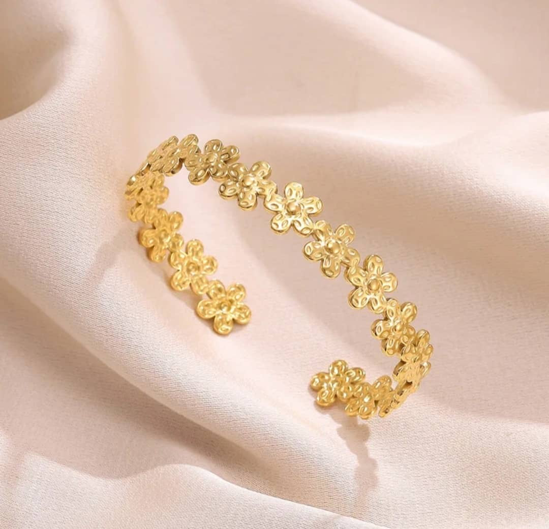 Bracelet Jonc "Églantine"