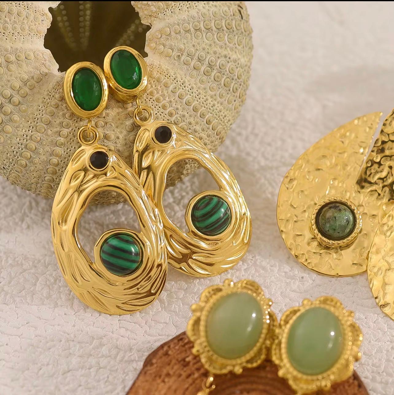 Boucles d’oreilles Esmeralda