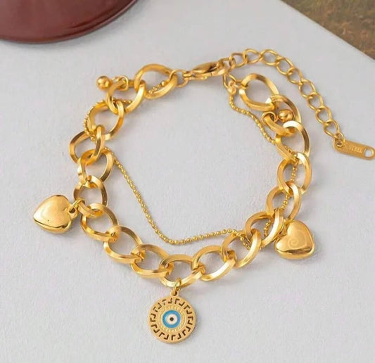 Bracelet "Talisman" Acier Inoxydable
