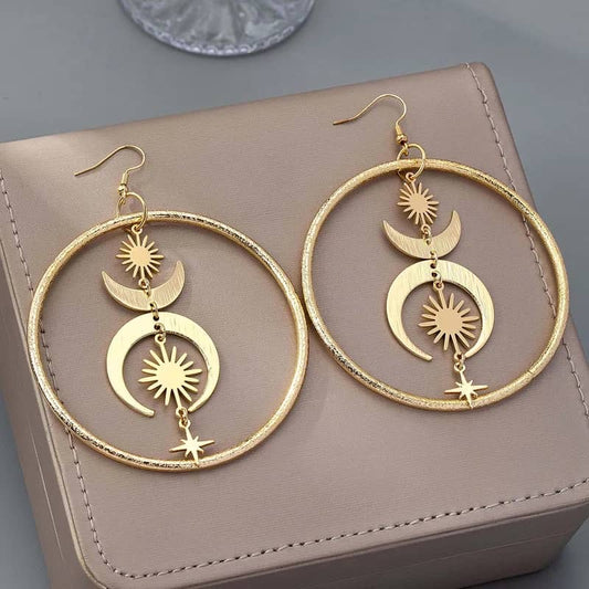 Boucles d’oreilles « Lunaire »