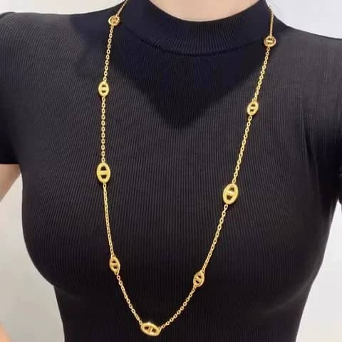 Sautoir «  Maille Marine »