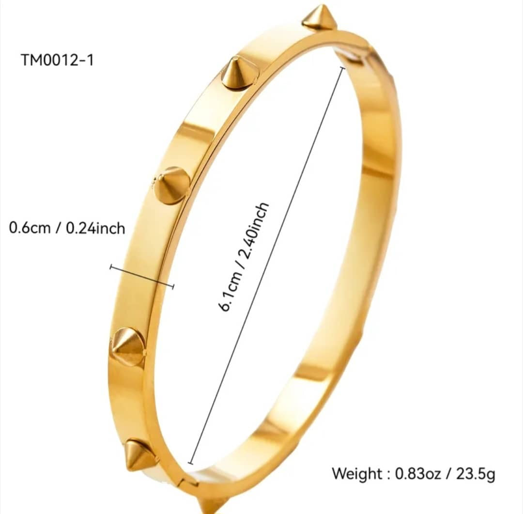 Bracelet Jonc "Clouté"