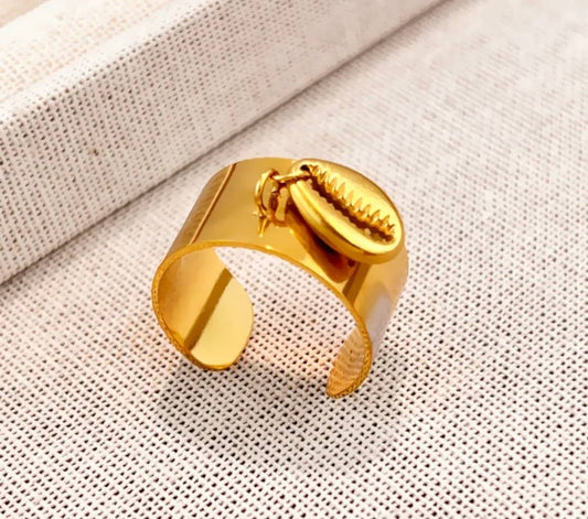 Bague « Coquillage pendant »