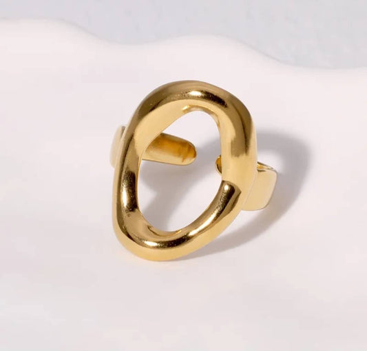 Bague "Bulle" Anneau Ouvert