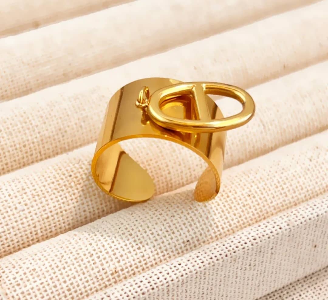 Bague « Maille pendante »