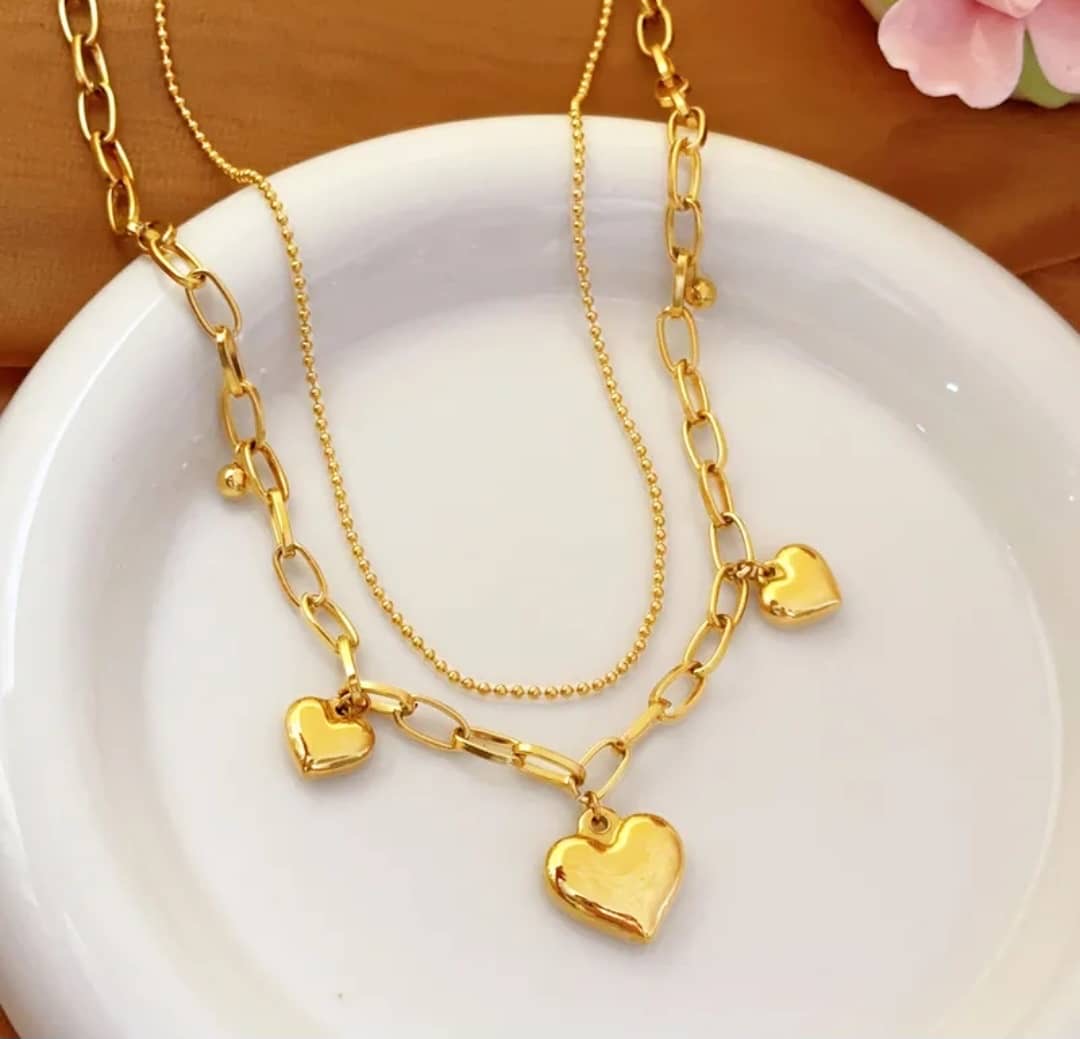Collier "Coeur à coeur"