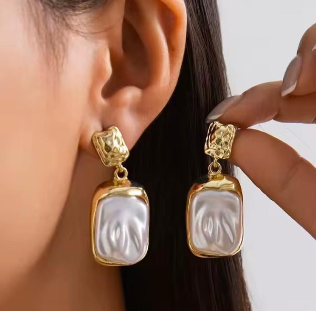 Boucles d’oreilles Nacre Royale