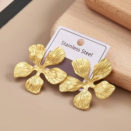 Boucles d’oreilles Fleurs d’Or
