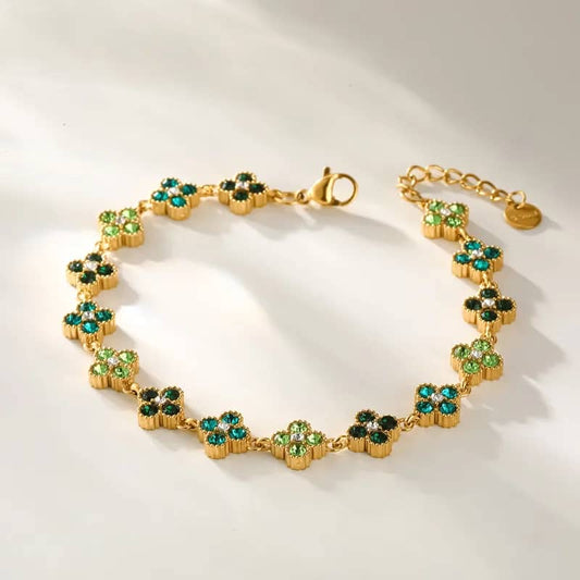 Bracelet Mosaïque Précieuse Vert