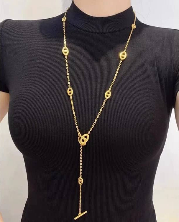 Sautoir «  Maille Marine »