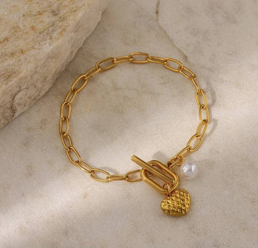 Bracelet "Coeur Croisé"
